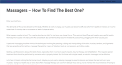 Desktop Screenshot of massagerzone.com